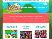 Tablet Screenshot of kidzfarm.com